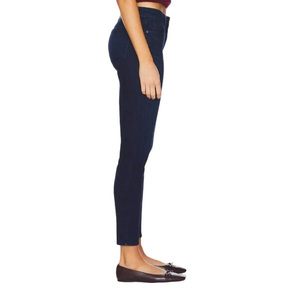 Like New Paige "Verdugo" Ankle Straight Leg Jeans | Dark Blue | Size 28 - Picture 4 of 5